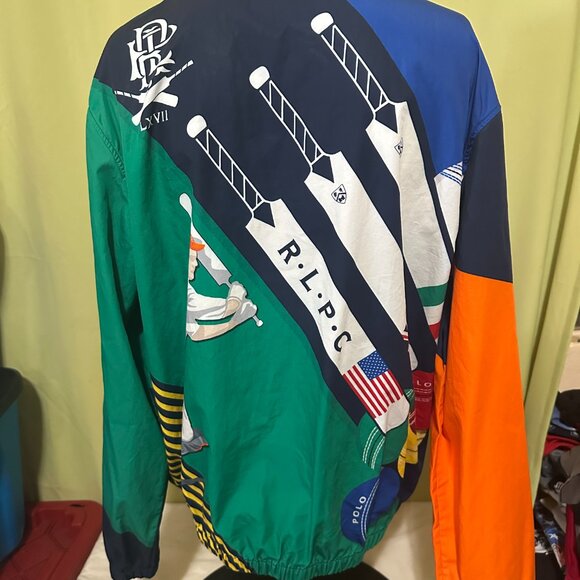 Polo Ralph Lauren RLPC International Rowing & Cricket Men's Windbreaker Jacket - Picture 12 of 16